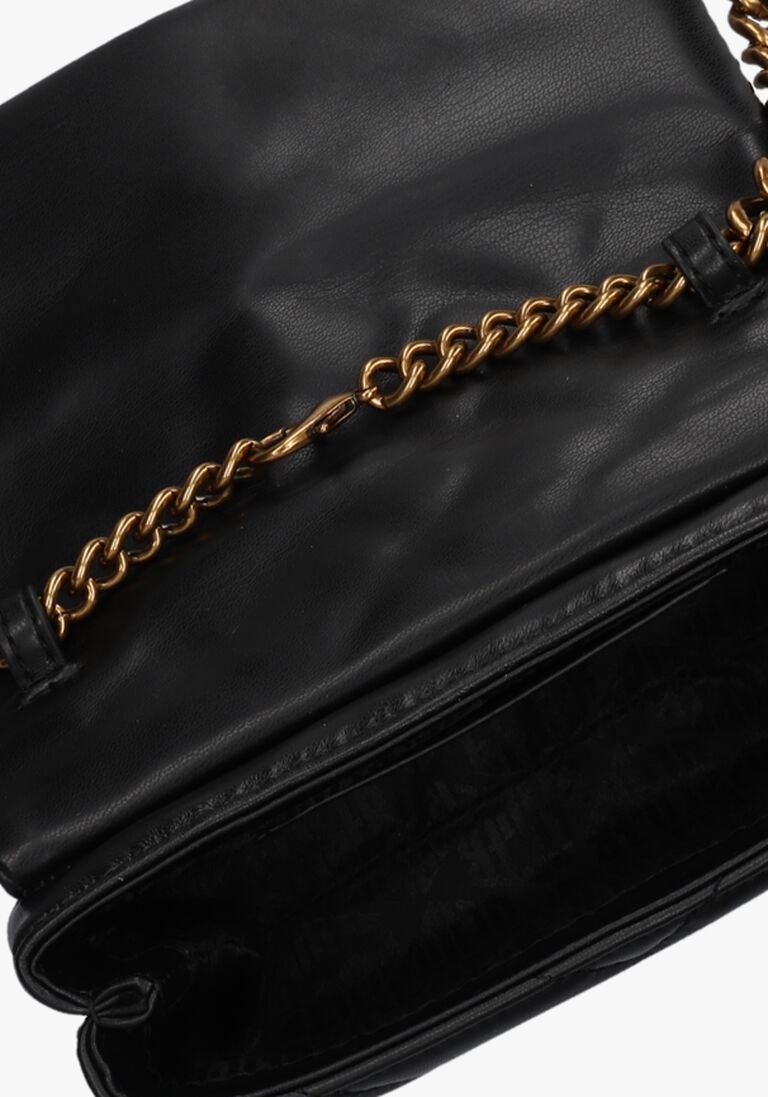 KURT GEIGER LONDON zwarte kurt geiger london schoudertas mini kensington kurt