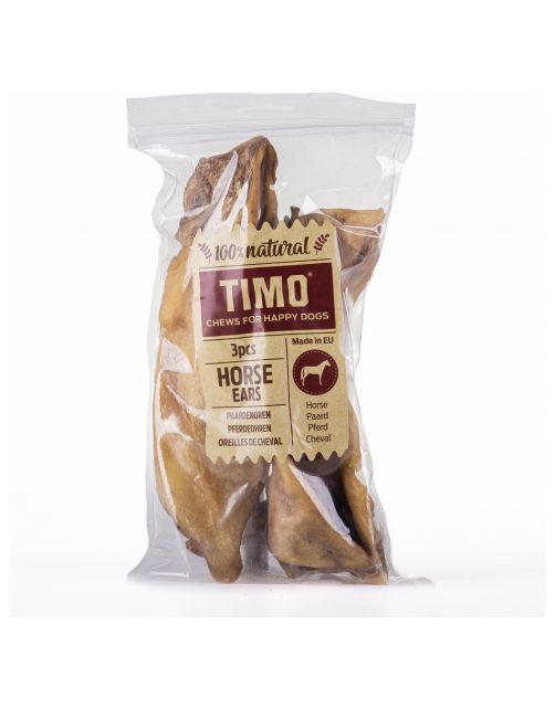 Timo Paardenoren - Hondensnacks - Paardenvlees 3 stuks