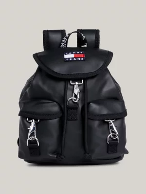 Mochila com aba e logotipo Heritage