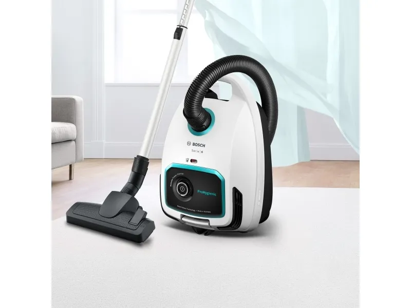Bosch Serie | 6 ProHygienic BGL6HYG1 - Støvsuger - beholder - pose - hvid/sort