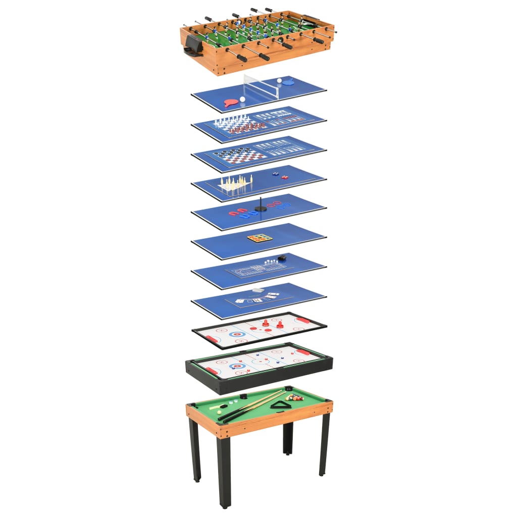 Multijogos de mesa Vidaxl 15 em 1