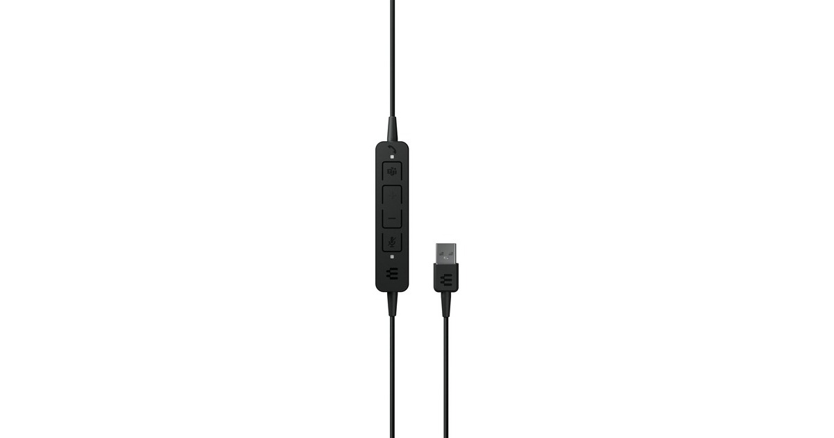 EPOSADAPT 160T USB II over-ear headset  (Zwart)