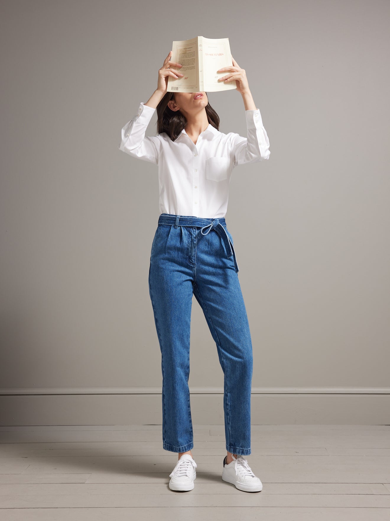 Jean carotte femme Anaïs - coton biologique, délavage écoresponsable