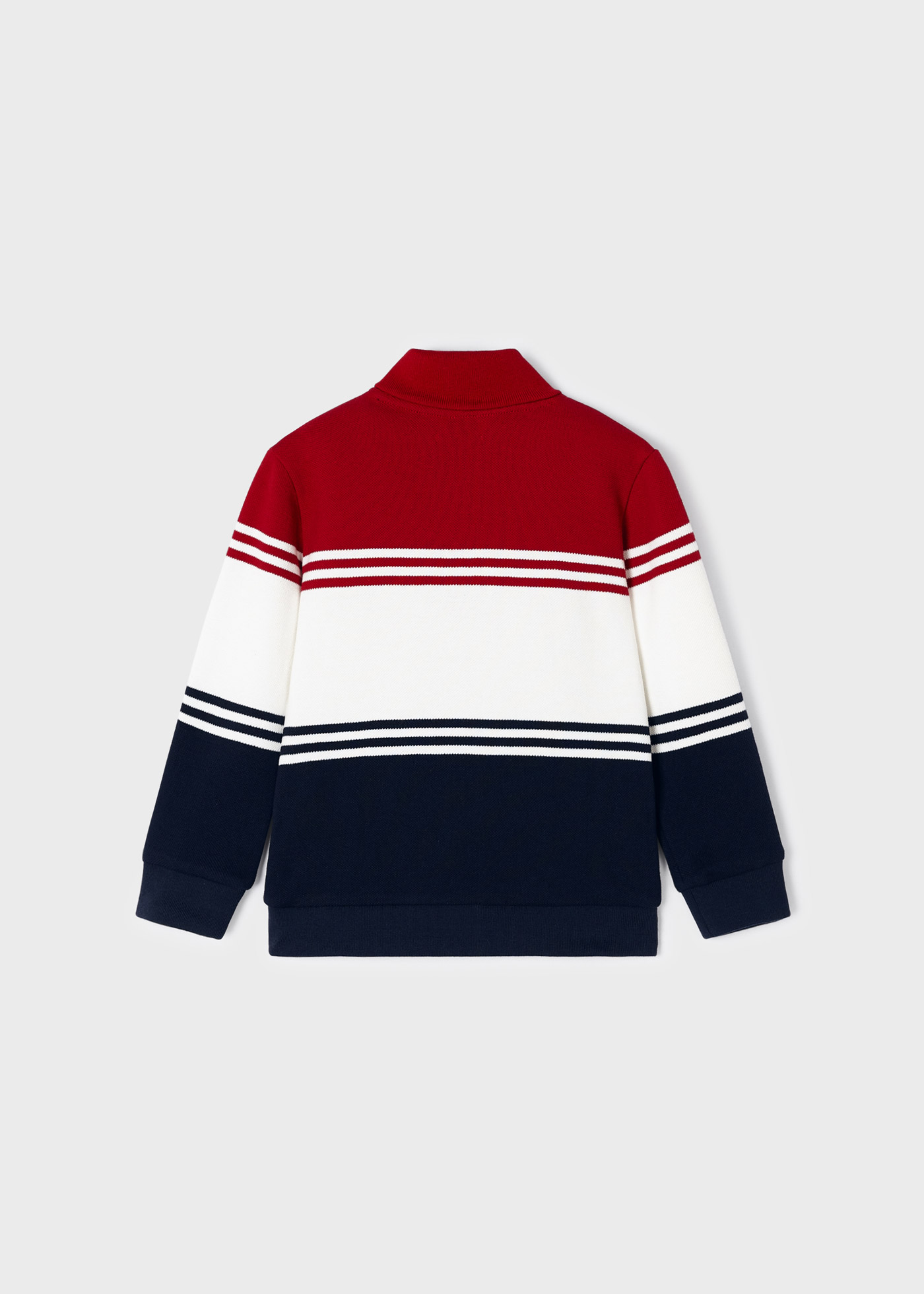 Moletom Better Cotton infantil com gola transpassada