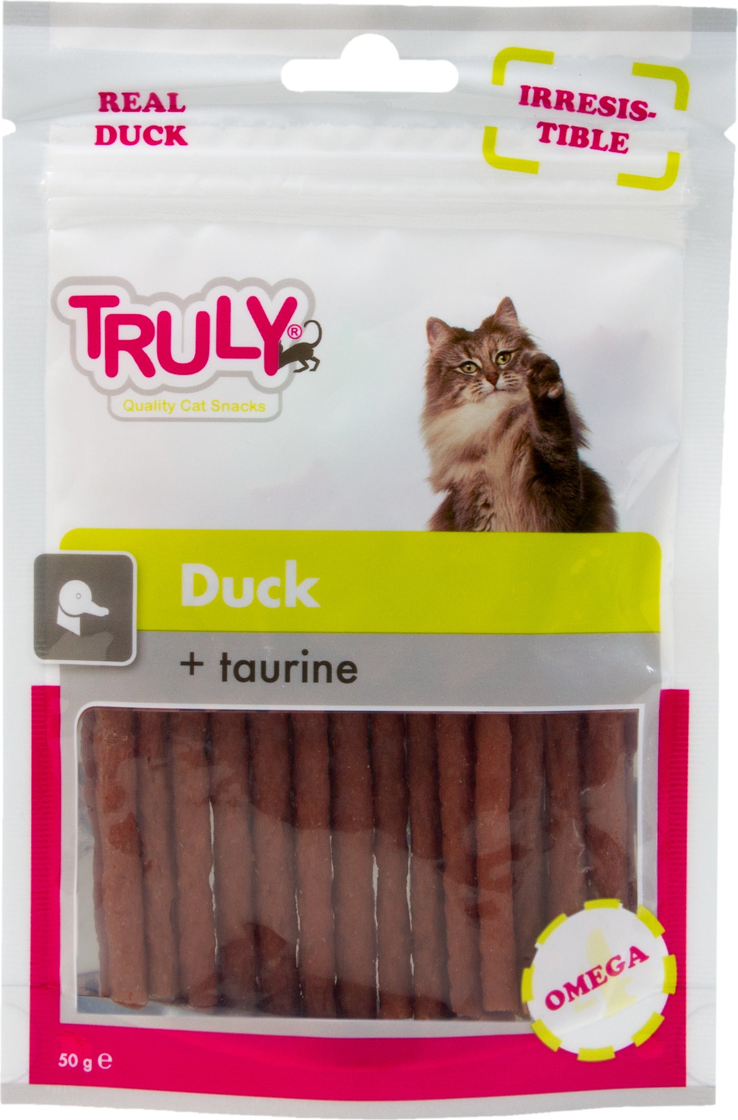 Truly kattensnack eend en taurine 50 g