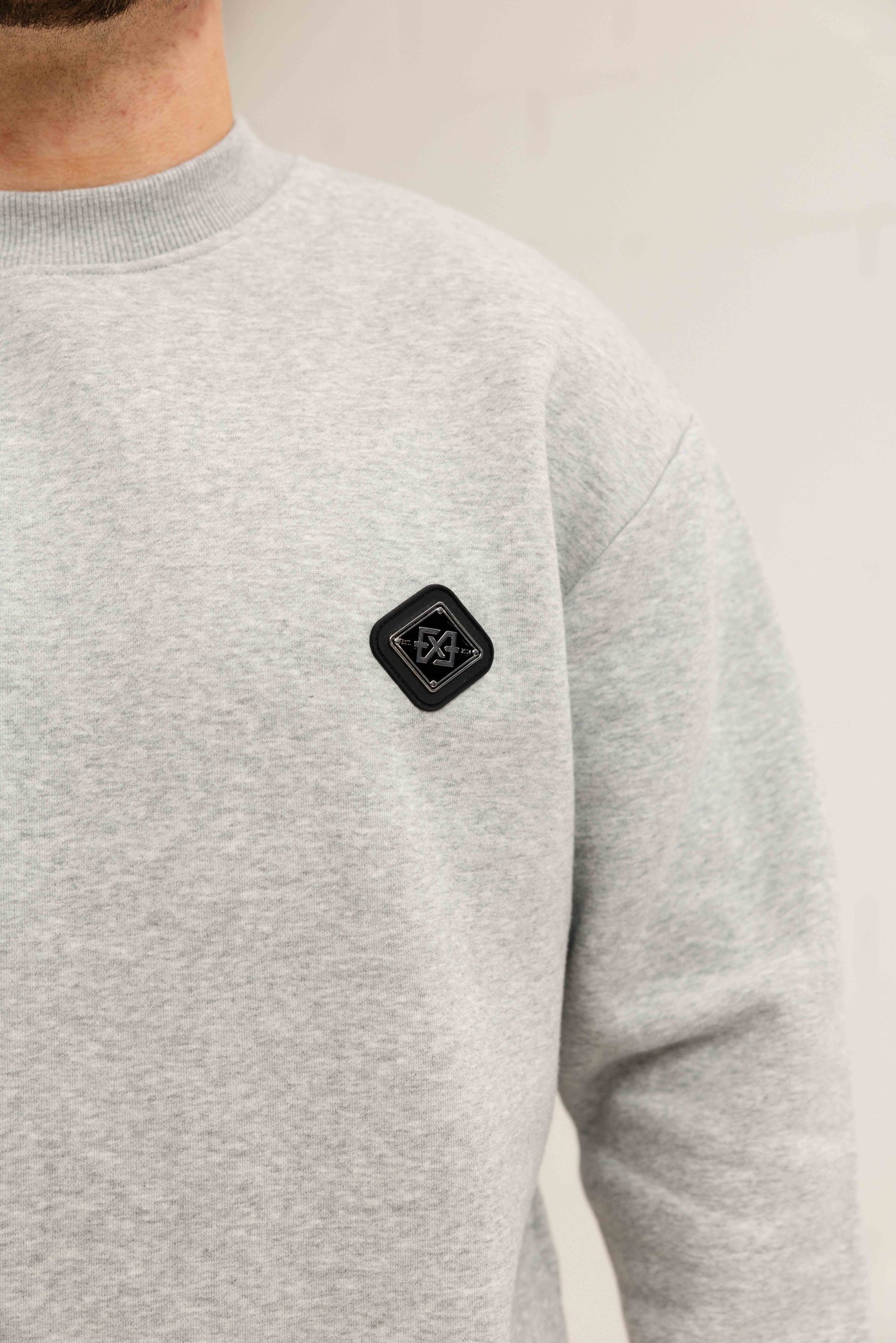 XPLCT Plate Sweater Heren Grijs