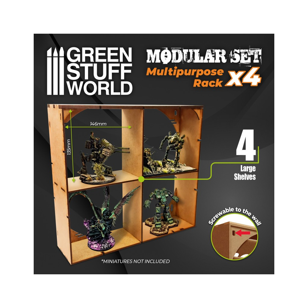 Présentoir Modulaire Multifonctionnel (x4)