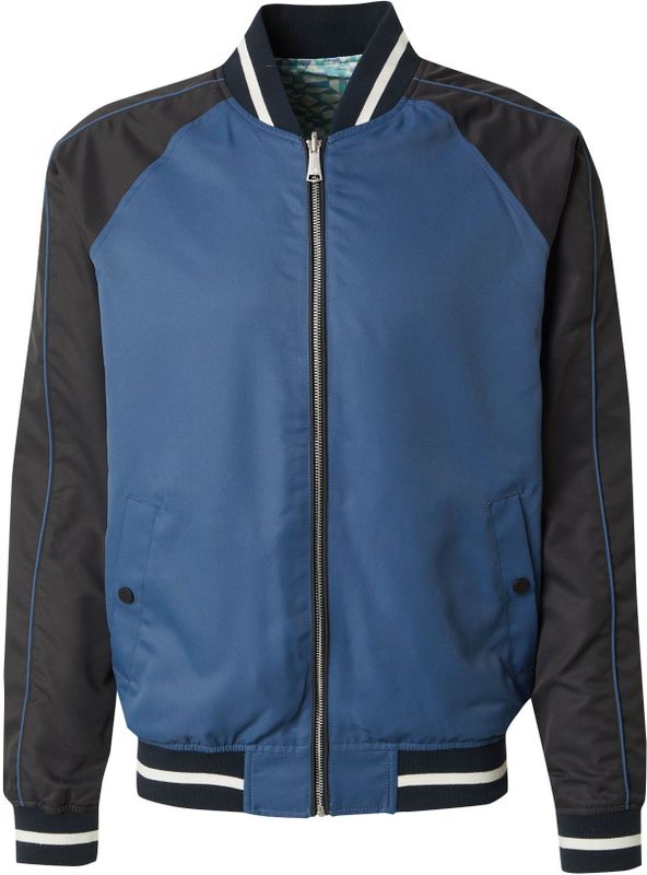 Scotch and Soda - Reversible Bomber - Jack - Donkerblauw - Nylon en Polyester