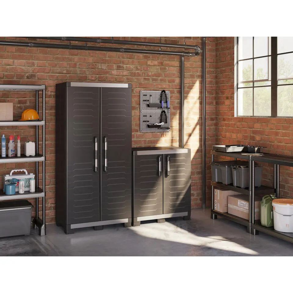 Keter XL Garage Opbergkast hoog - 3 planken
