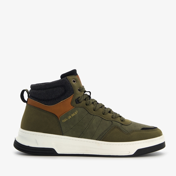 Blue Box hoge heren sneakers groen
