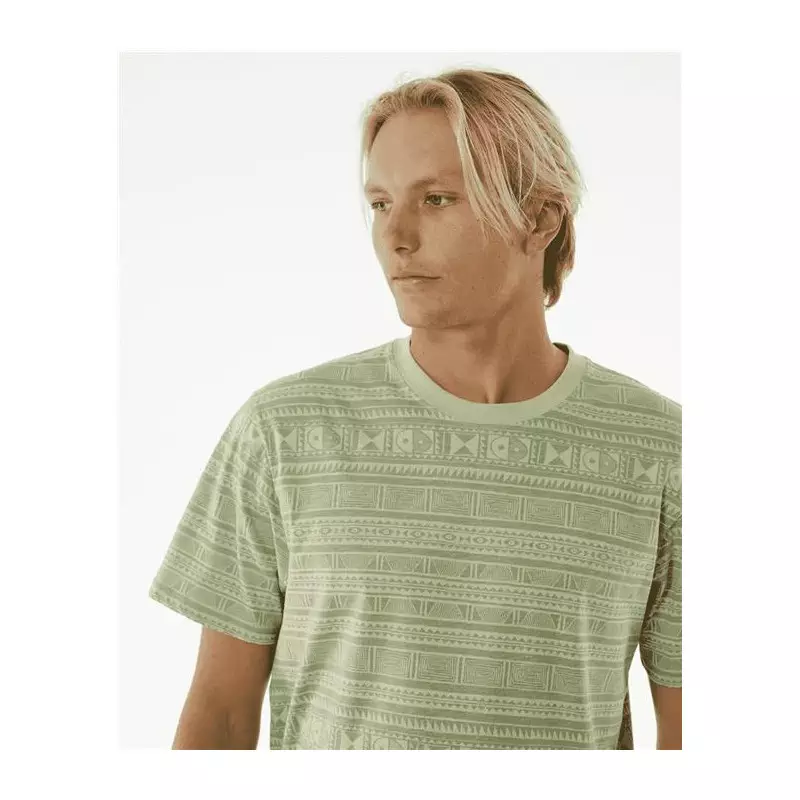 Teeshirt RIPCURL Swc Land Lines Tee Sage