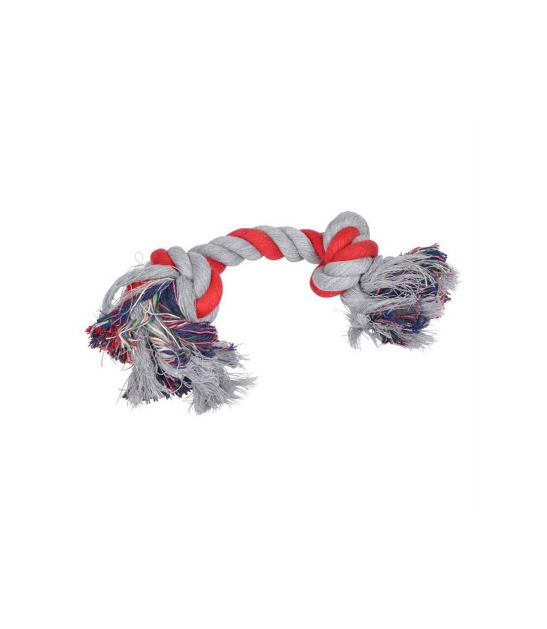 Paris Prix - Jouet Pour Chien corde 2 Nœuds 28cm Rouge
