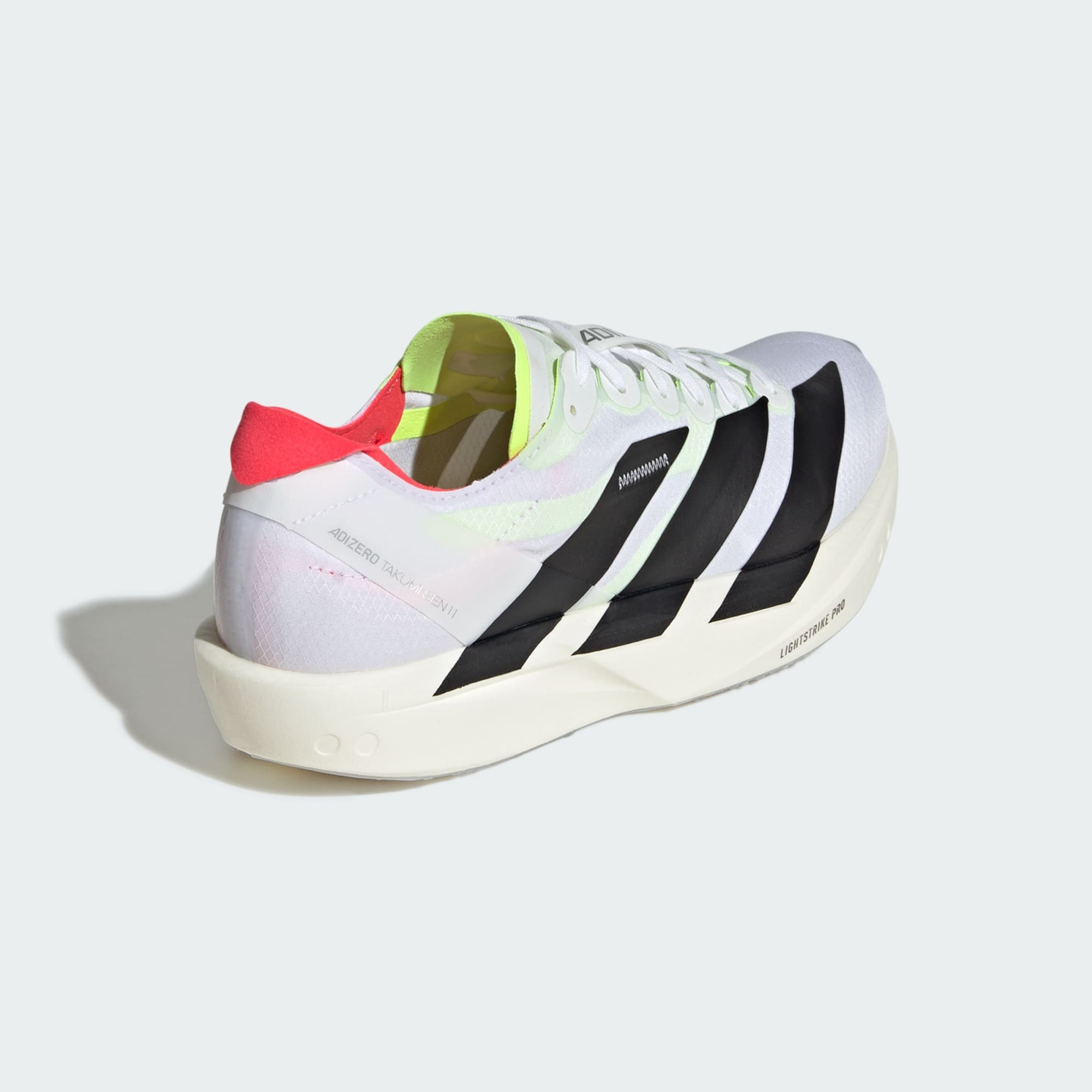 Adizero Takumi Sen 11 Dame Cloud White/Core Black/Lucid Red