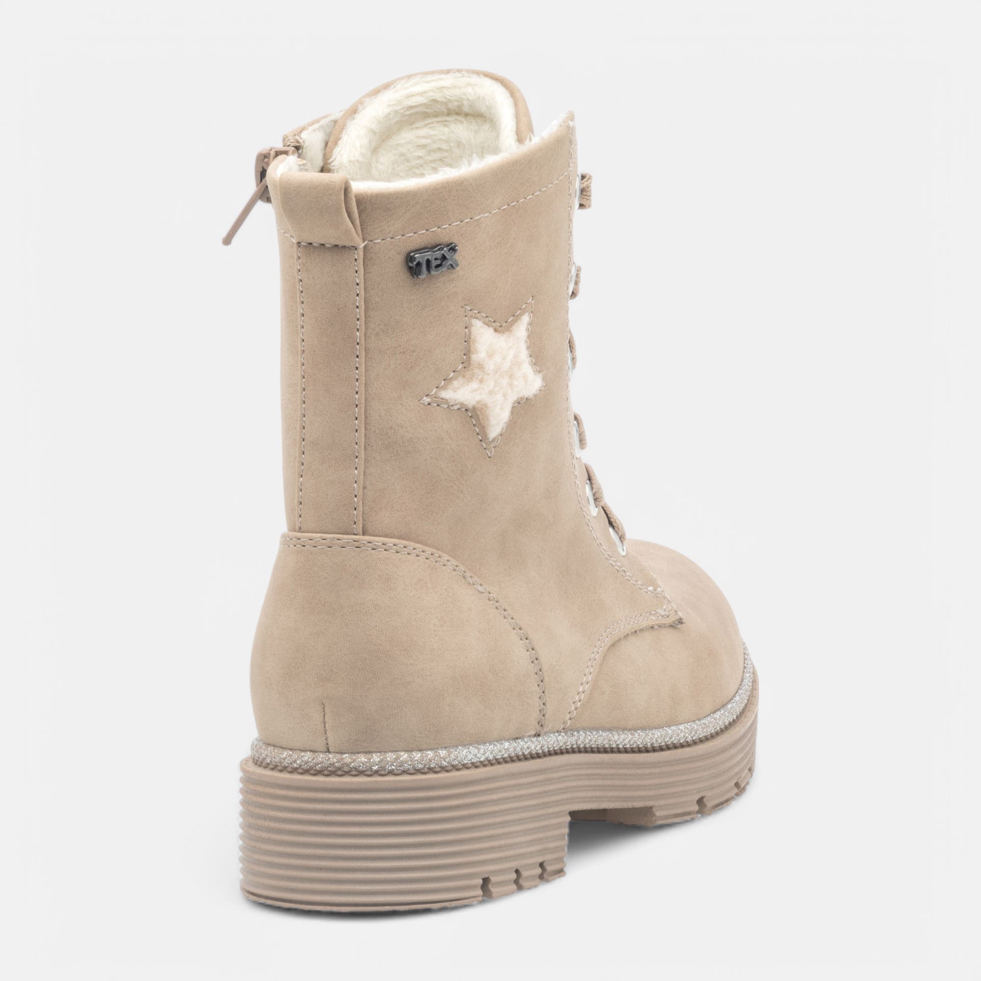 Boots Fille beige