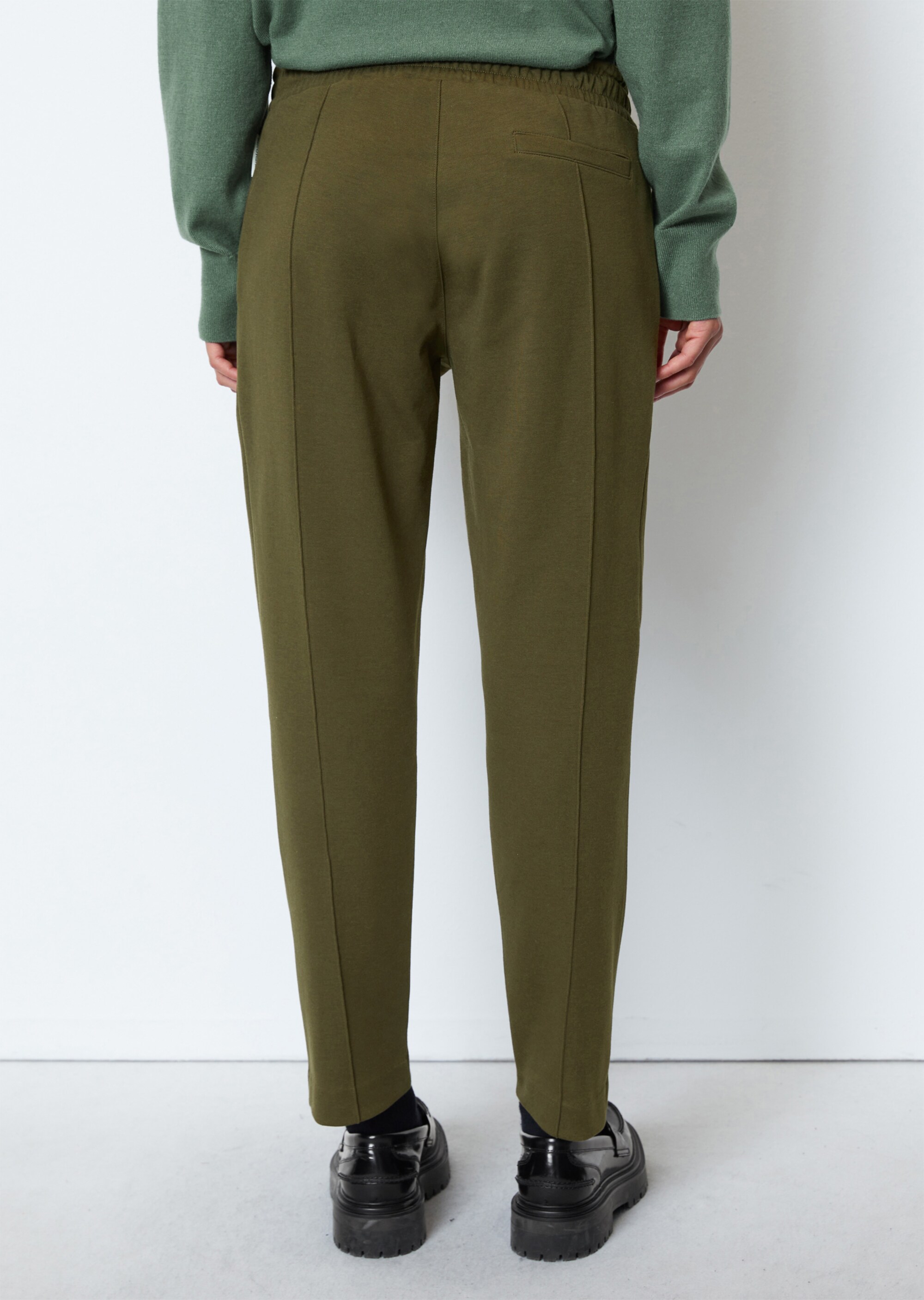 Jersey-Trackpants slim aus Interlock-Qualität mit Silktouch