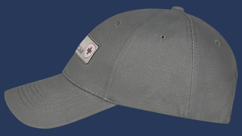 Baseball-Cap 05 Baumwolle, Grey/Grey/Pink