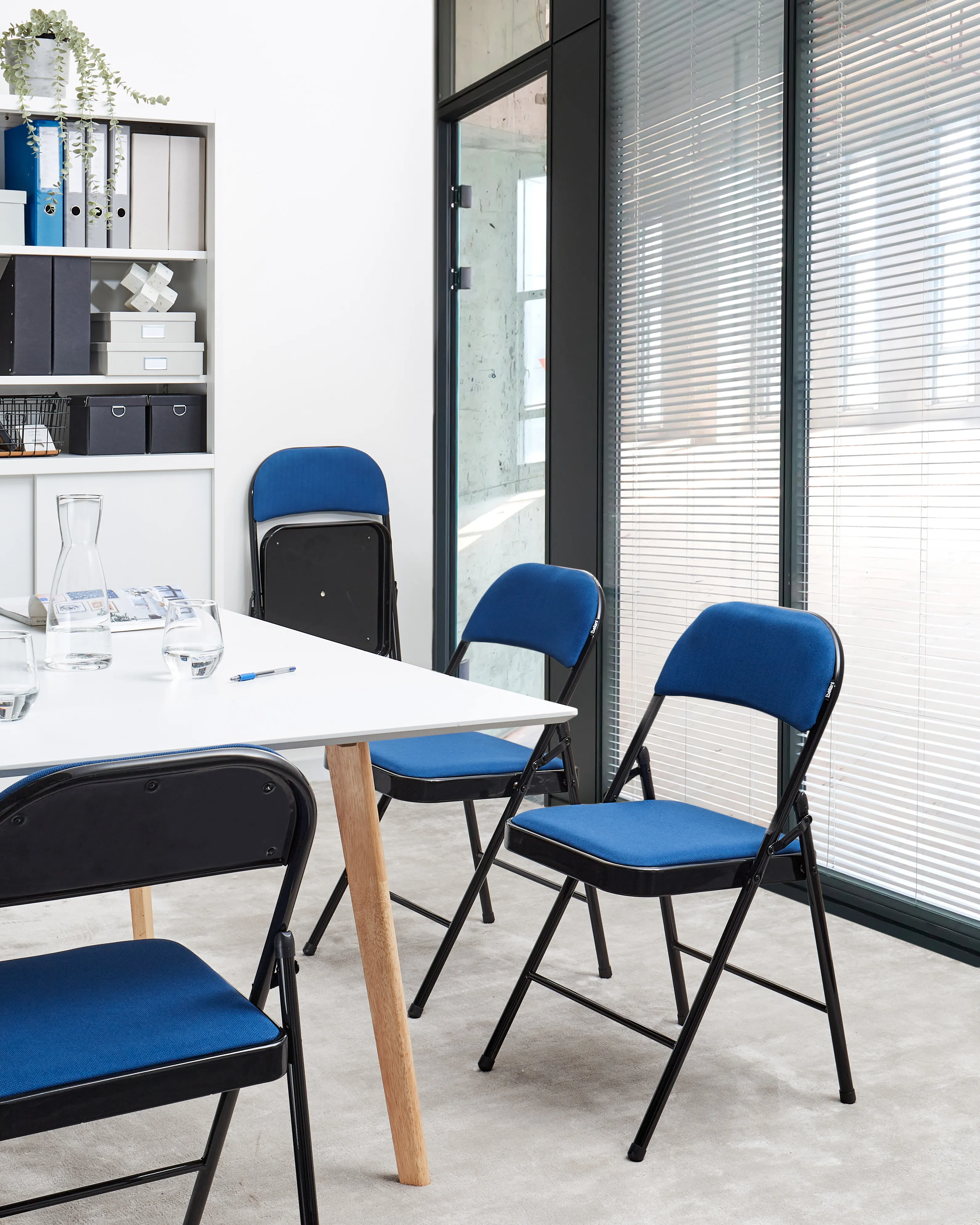 Set van 4 klapstoelen SPARKS Blauw