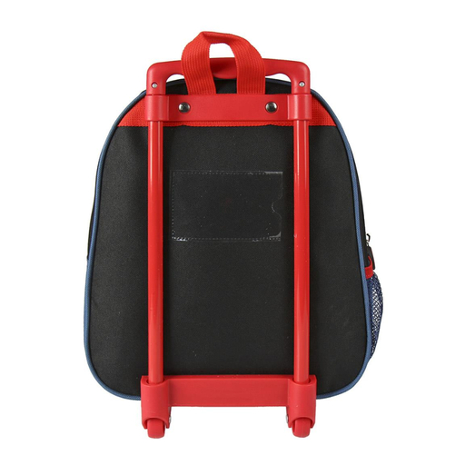 Mochila do Homem-Aranha com alça e rodas 25x31x10 cm