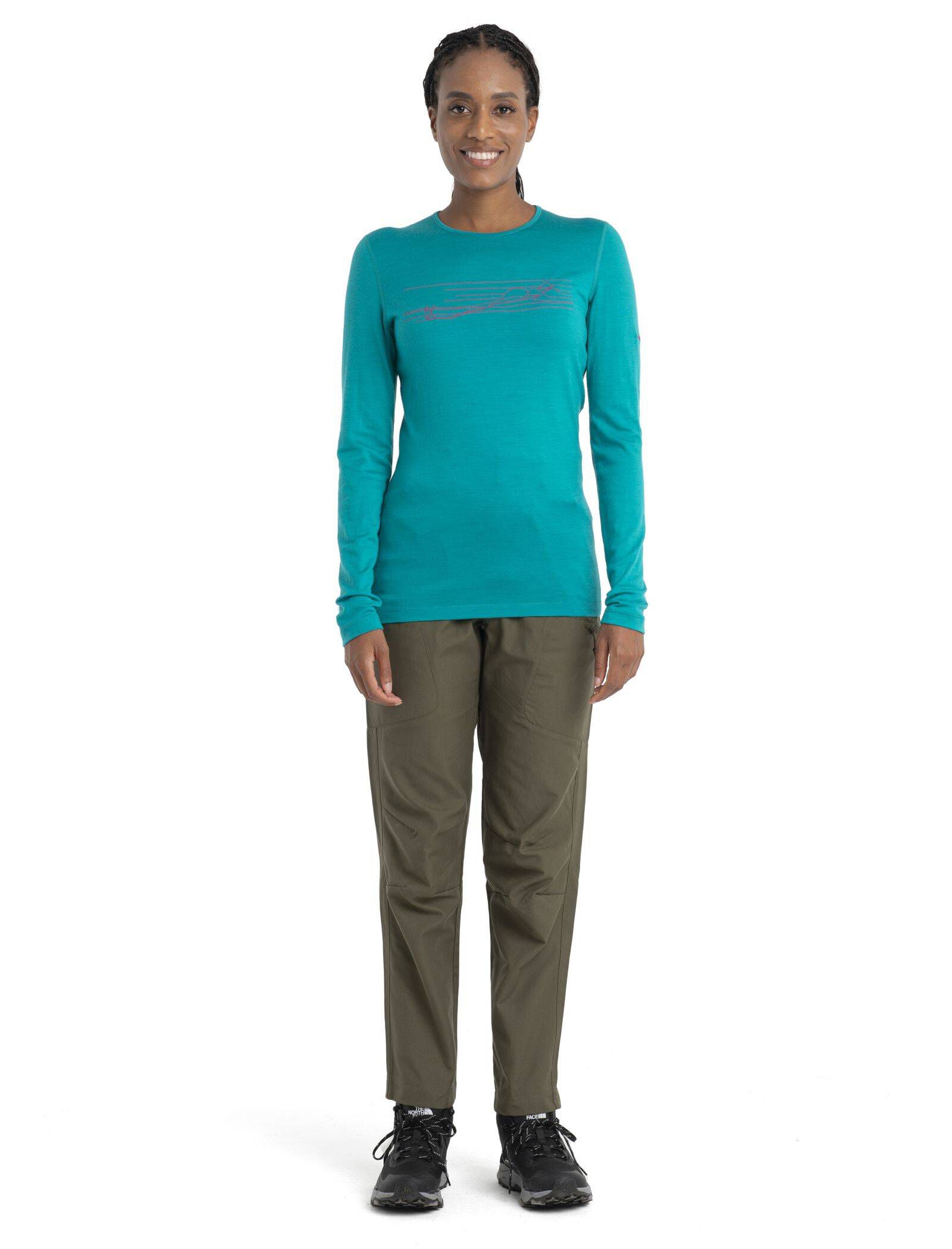 Icebreaker| Damen Funktionsshirt 200 OASIS LS aus Wolle
