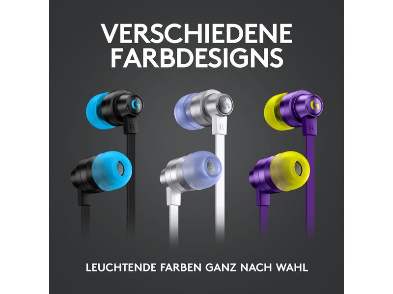 Logitech Headset G333 Gaming Weiss Gaming-Ohrhörer für klare Kommunikation auf PC, Konsolen und Mobilgeräten