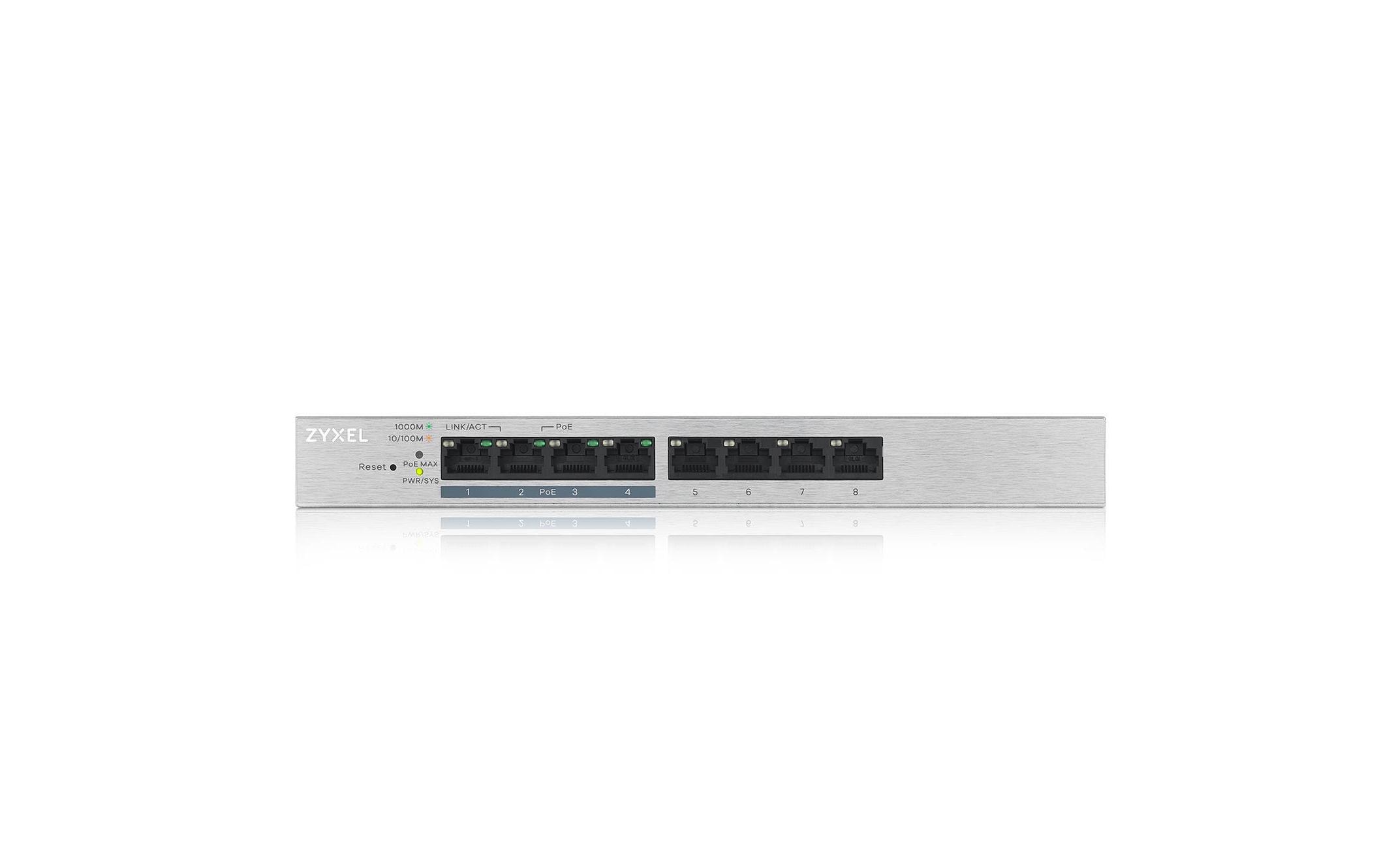 PoE+ Switch GS1200-8HPv2 8 PortSmart-Managed