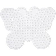 Hama Plaque pour perles midi 'Père Noël', blanc