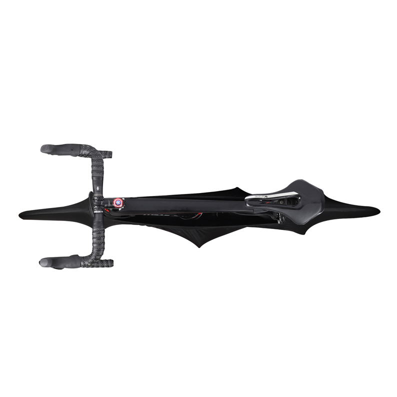 (120x64cm) Indoor Fahrrad Abdeckung Anti-Schmutz Velo Rad Abdeckung - Schwarz