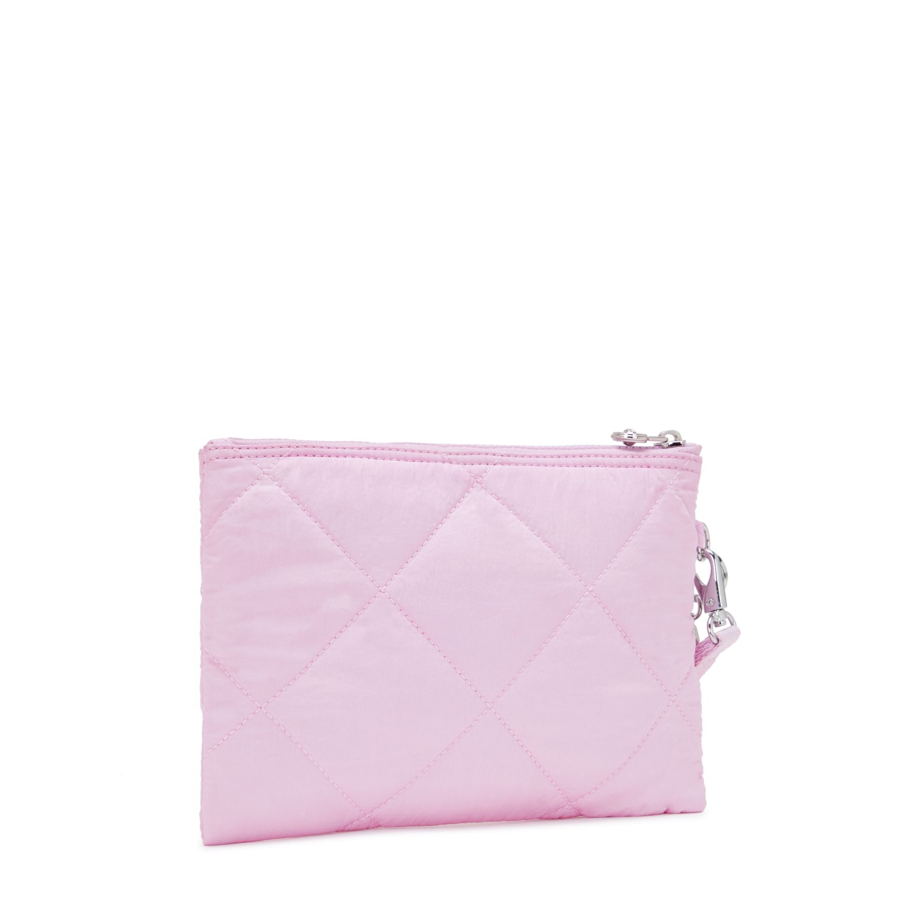 FANCY Grande pochette plate avec dragonne - Blooming Pink Quilt