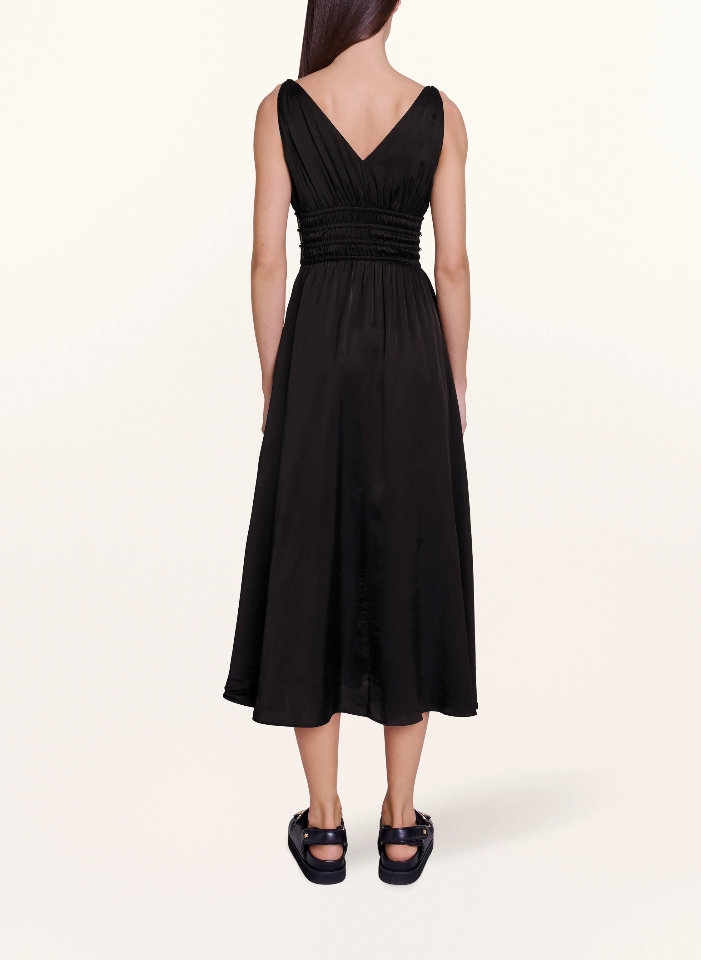 maje Abendkleid mit Schmucksteinen