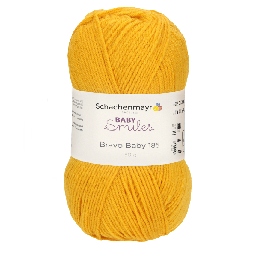 Handstrickgarn BABY SMILES BRAVO - goldmarie - 50g