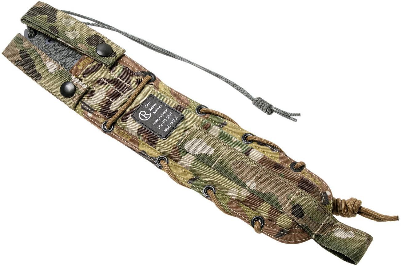 Chris Reeve Pacific Black PAC-1000 survivalmes, non serrated