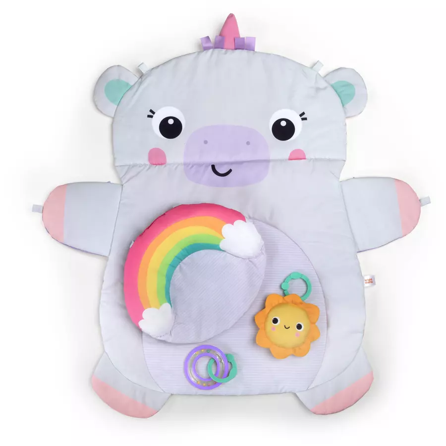 Bright Starts Tummy Time Prop & Play™ Einhorn Aktivitätsmatte