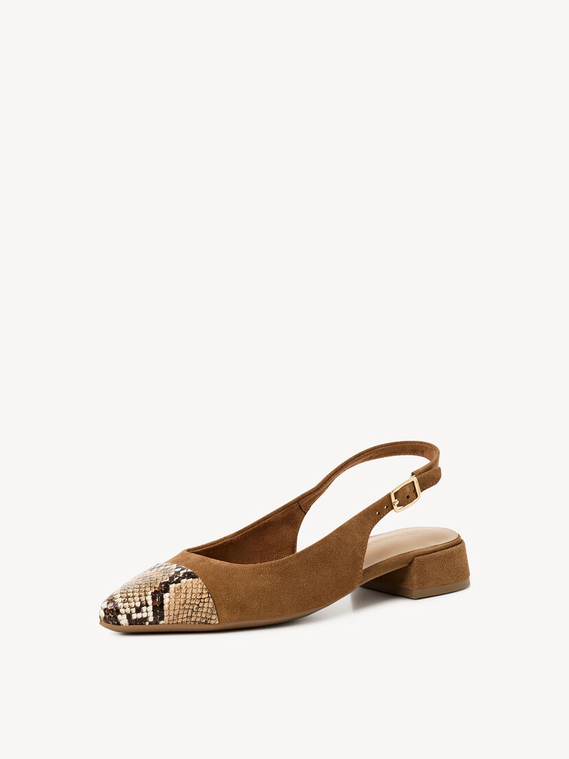 Slingpumps - bruin