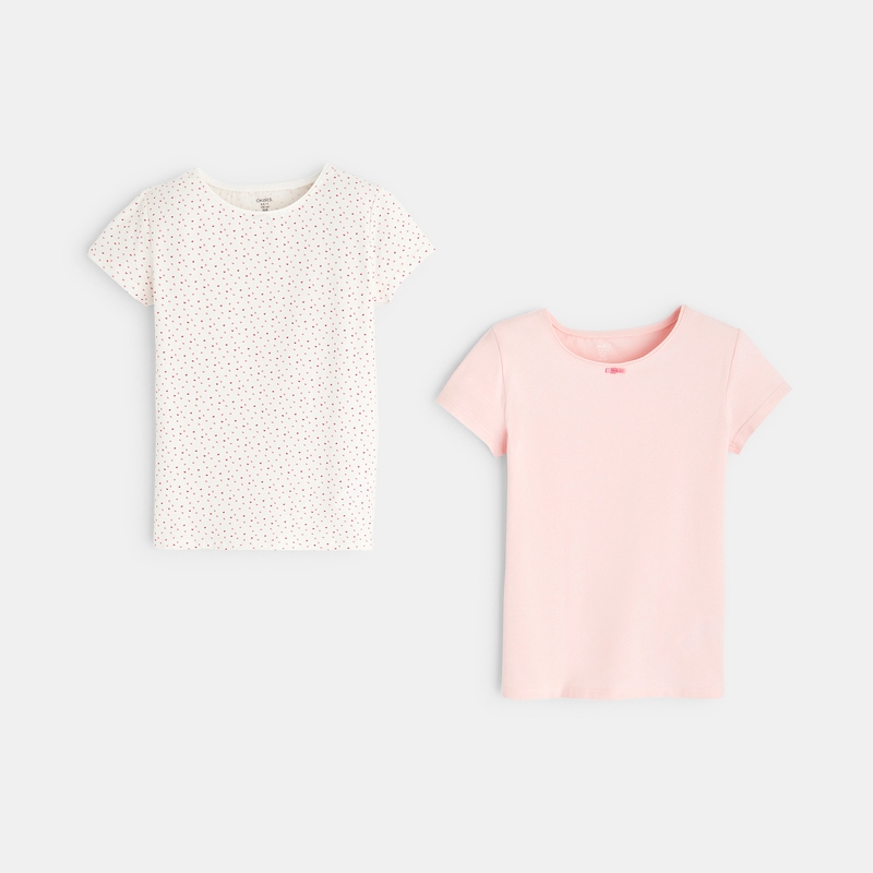 T-shirt sous-vêtements (lot de 2) fille