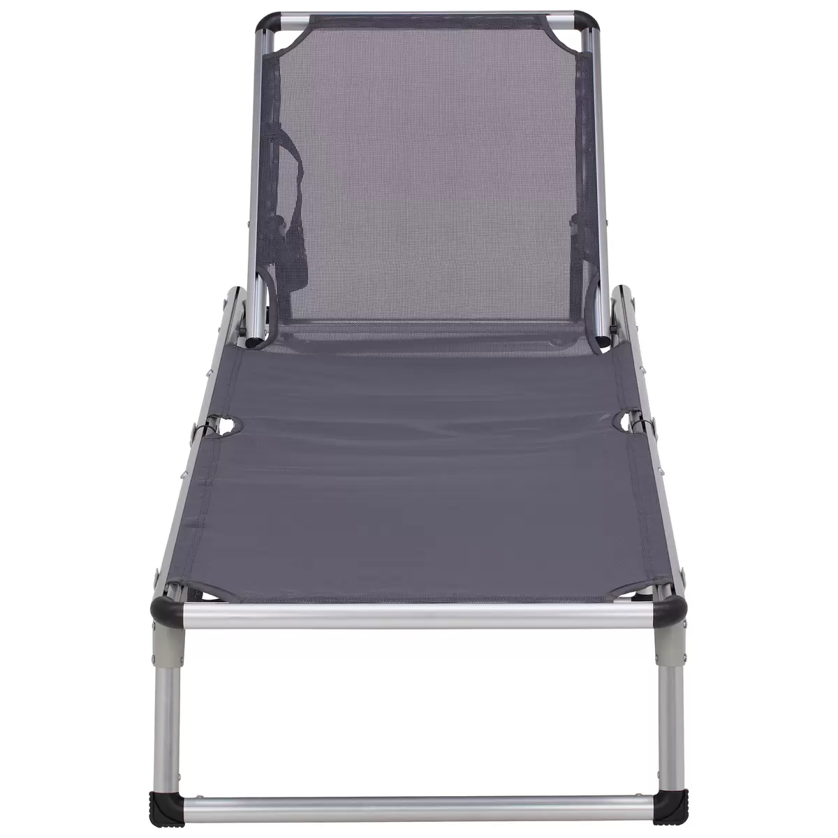Ondega Liegestuhl Leni 55x180 silber,anthrazit