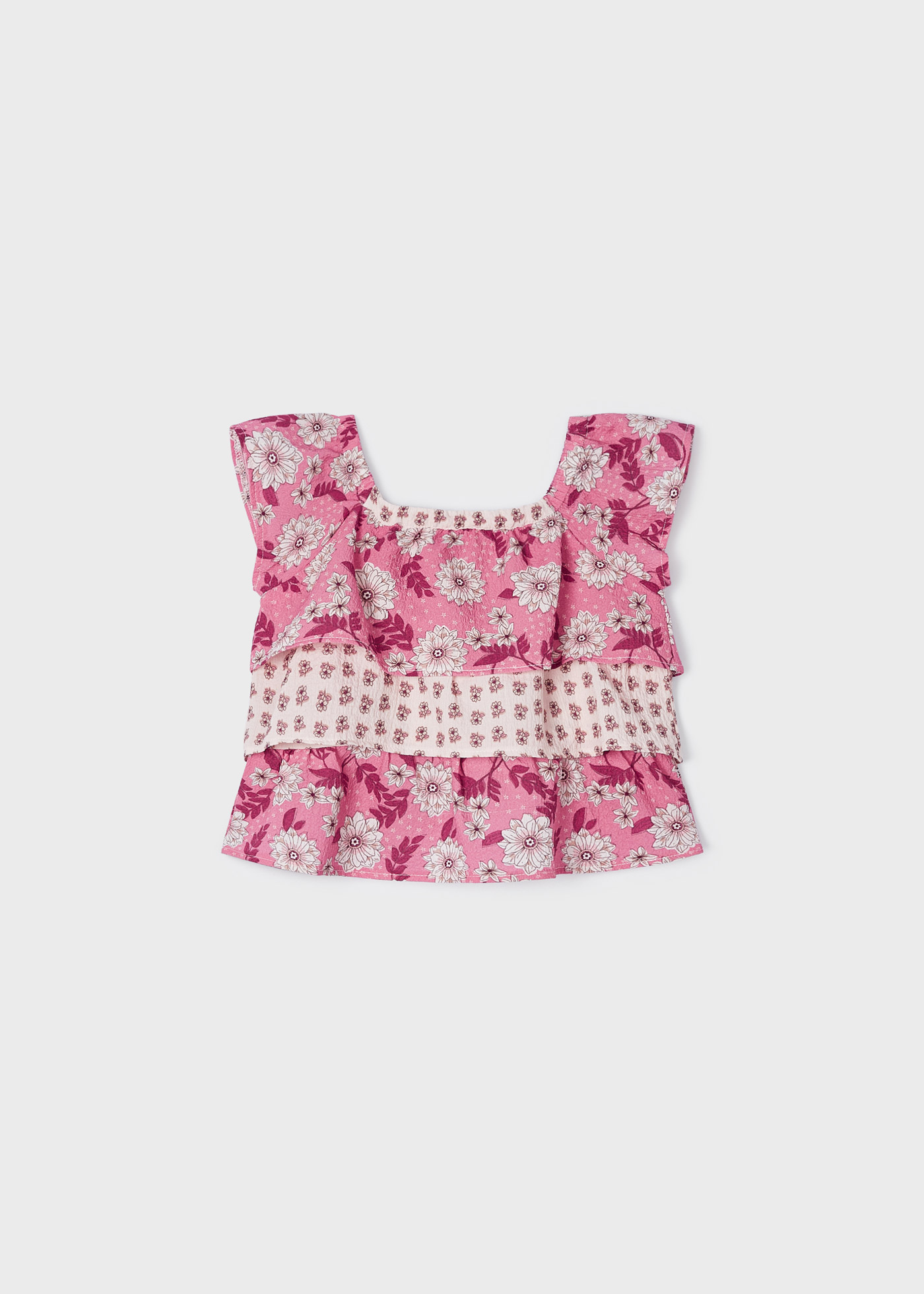 Blusa com estampa mista para meninas