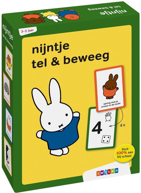 WPG Uitgevers - Nijntje Tel en Beweeg - Gezelschapsspel - Multikleur - Karton
