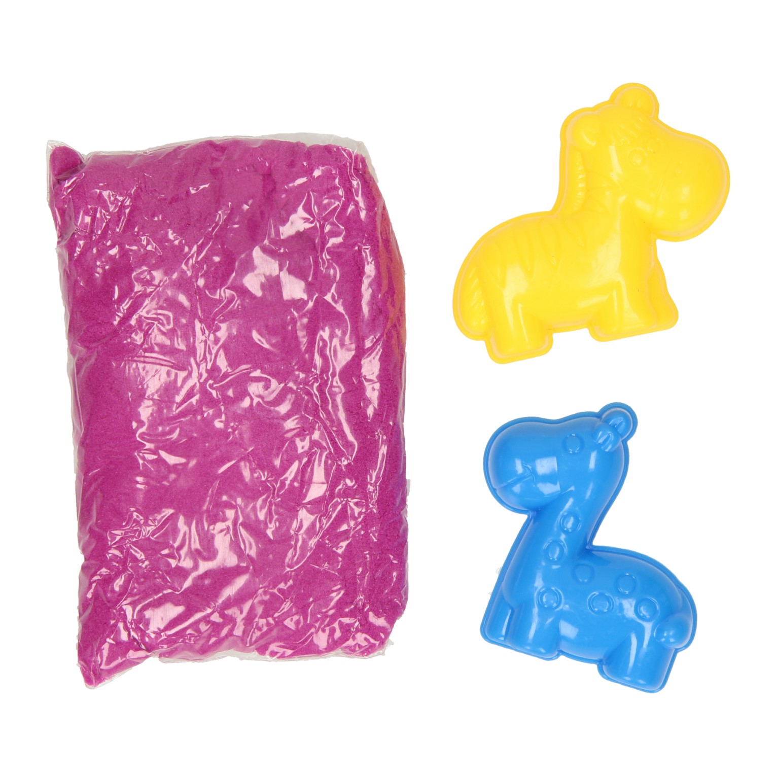 Speelzand 150gr met Dierenvormpjes