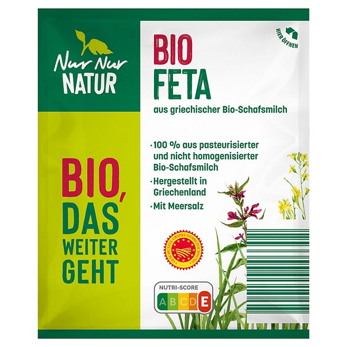 NUR NUR NATUR Bio-Schafsmilch Feta 180 g