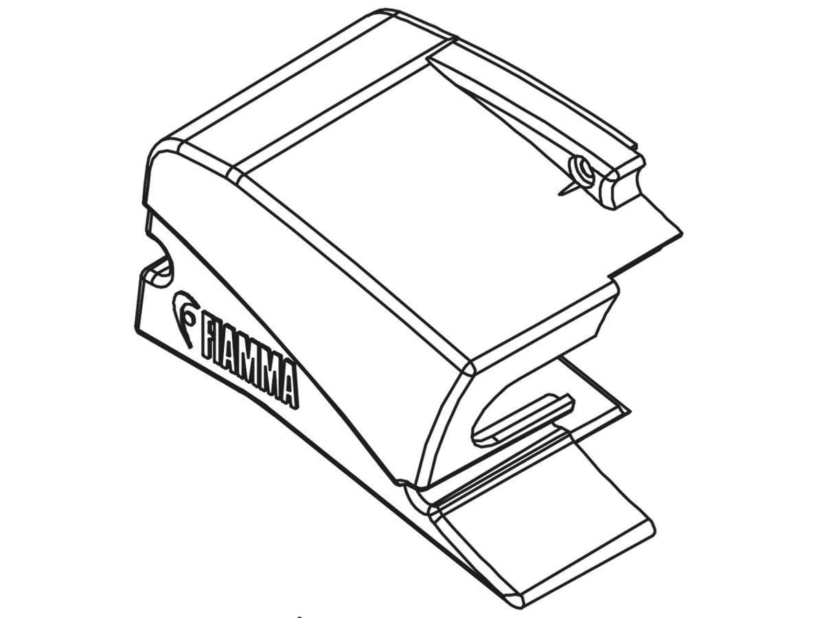 Tweedekans Fiamma eindkap cassette links F40