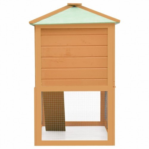Gaiola de dois andares para animais, marrom