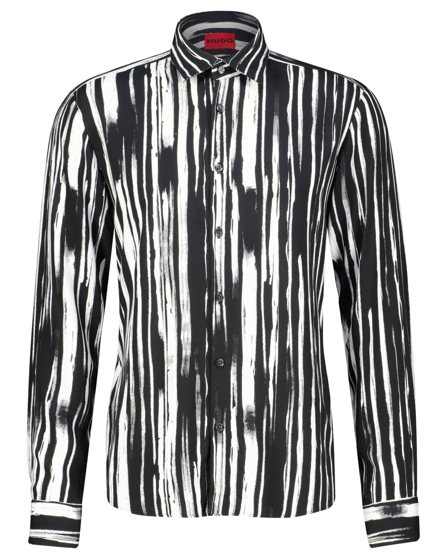 HUGO| Herren Hemd aus Viskose ERMO Slim Fit