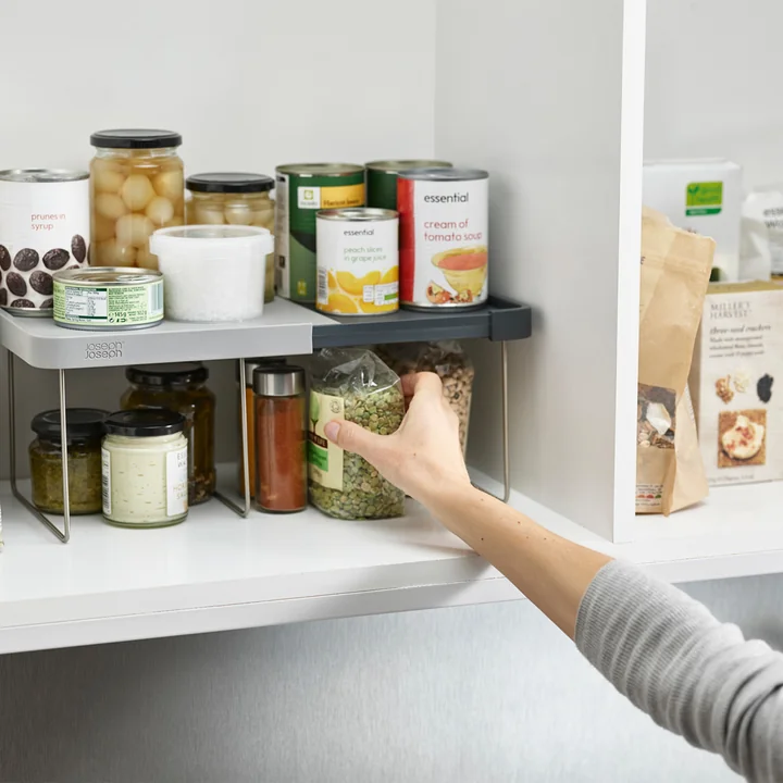Joseph Joseph - CupboardStore Organizer für Regalunterseite, large, grau