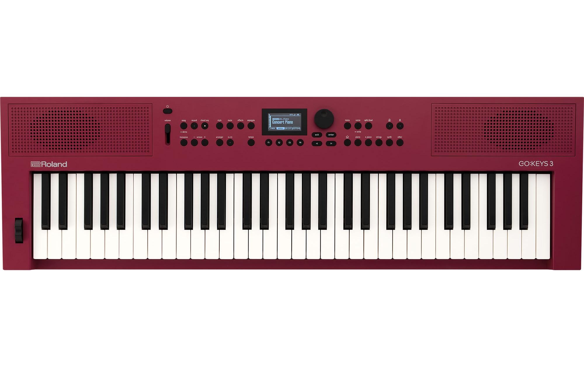 Keyboard GO:KEYS 3 Rot<br>Keyboard mit 61 anschlagsdynamischen Tasten und Zen-Core Engine