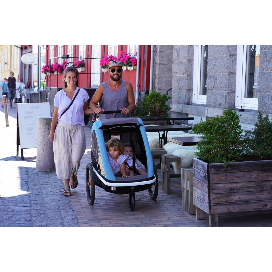 hamax Kinderfahrradanhänger Avenida ONE Petrol Blue
