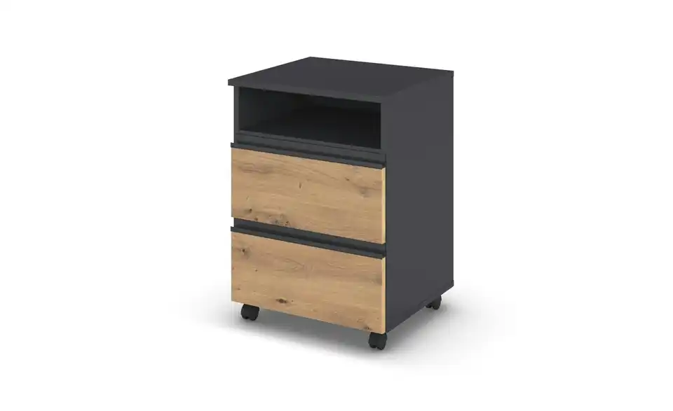 Nachttisch 65 cm mit Rollen
