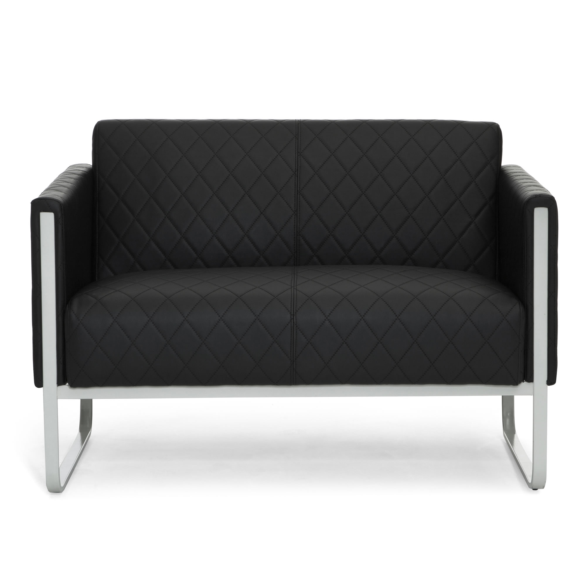 Lounge Sofa ARUBA STEP Kunstleder mit Armlehnen hjh OFFICE