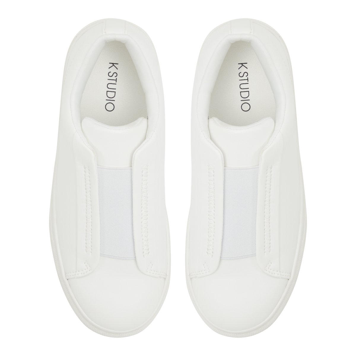 K STUDIO-Fly-jb-Baskets - Talon plat - Blanc