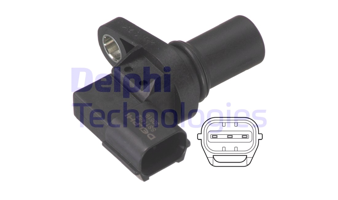 Sensor, knastakselposition