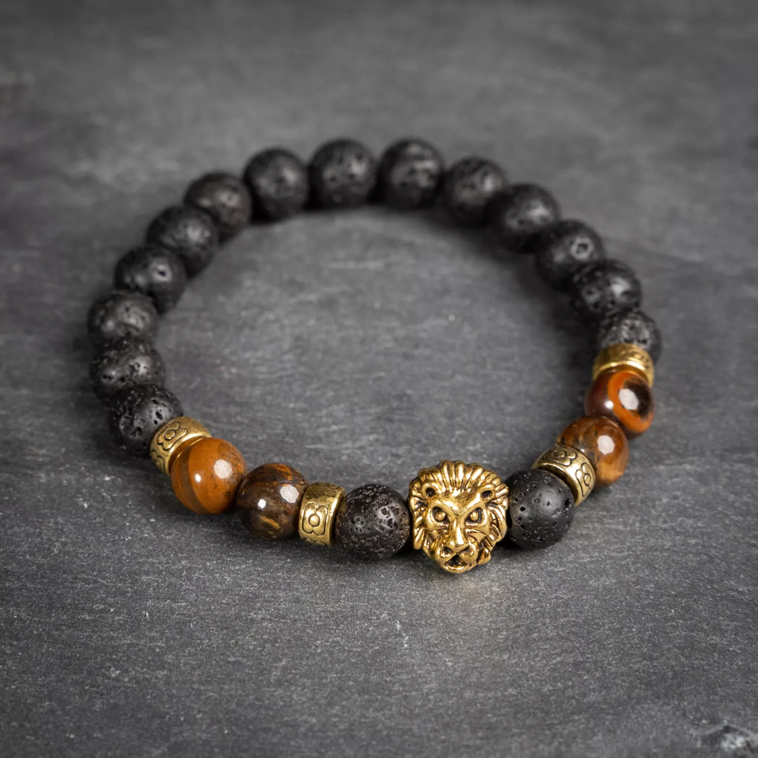 Auxere Lion Armbånd Sten KXD0237